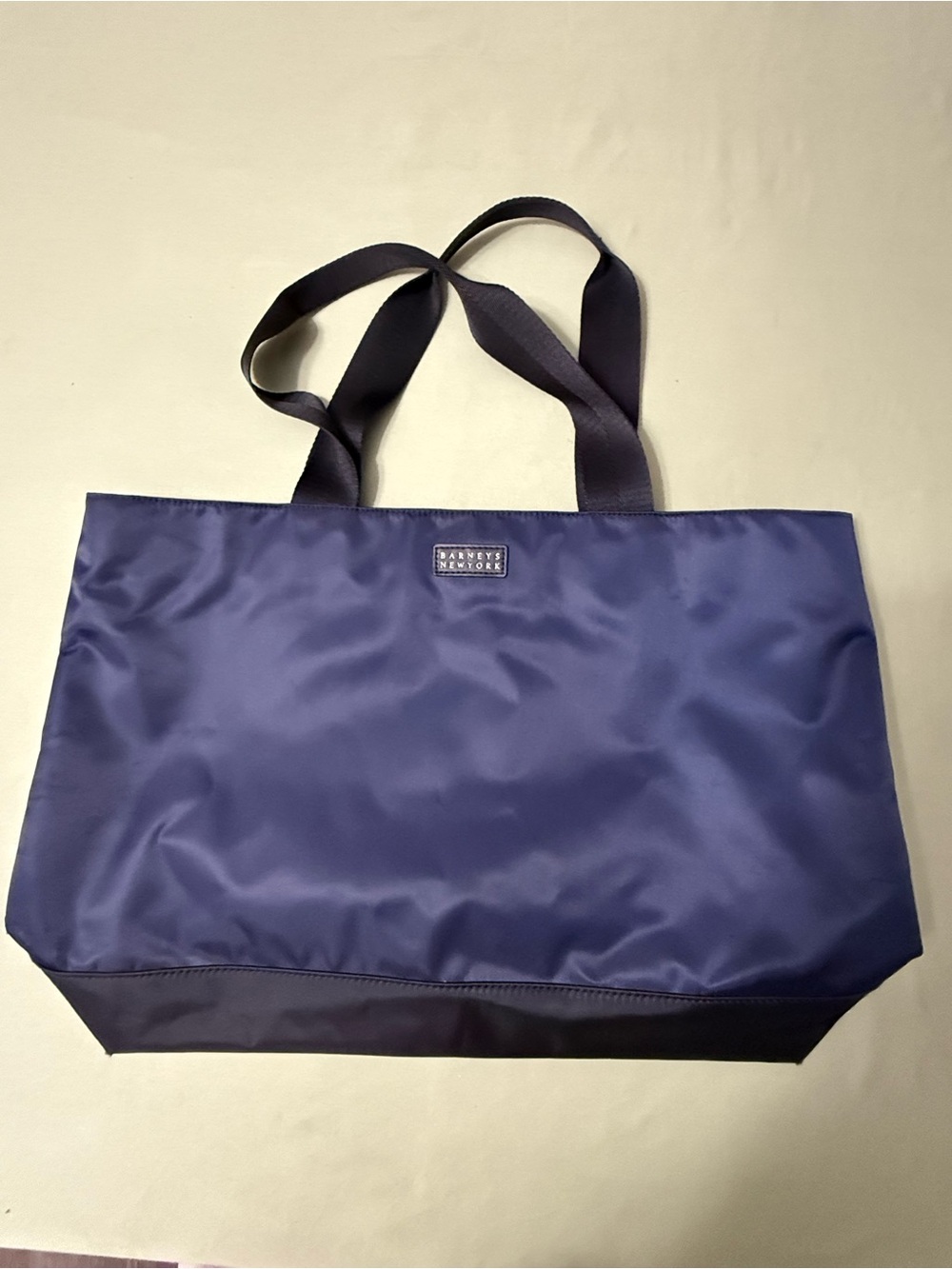 Barneys New York 100% Nylon Tote Bag – Navy Blue